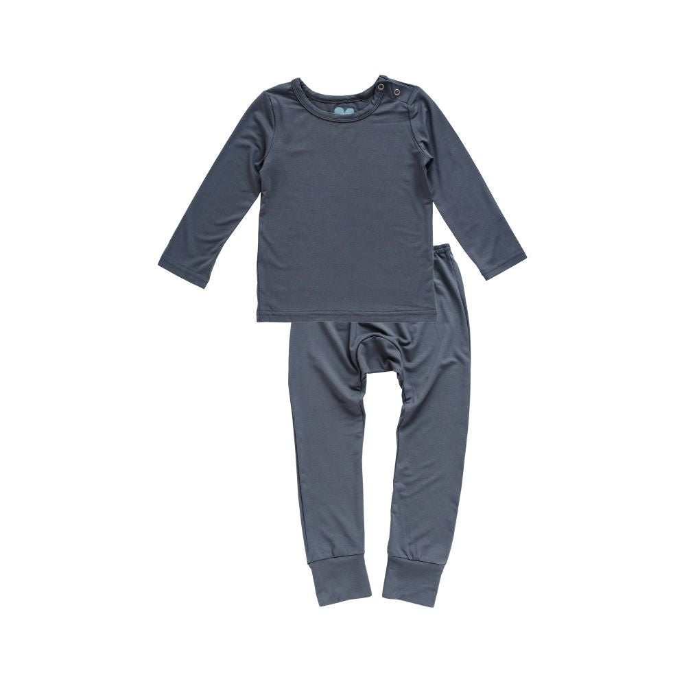 The  “Josi” Grow-With-Me Pajama - Slate Blue