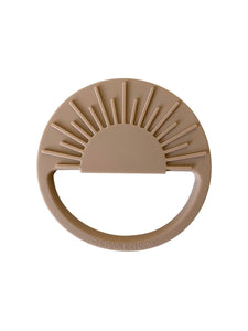 Sunshine Silicone Teether in Taupe